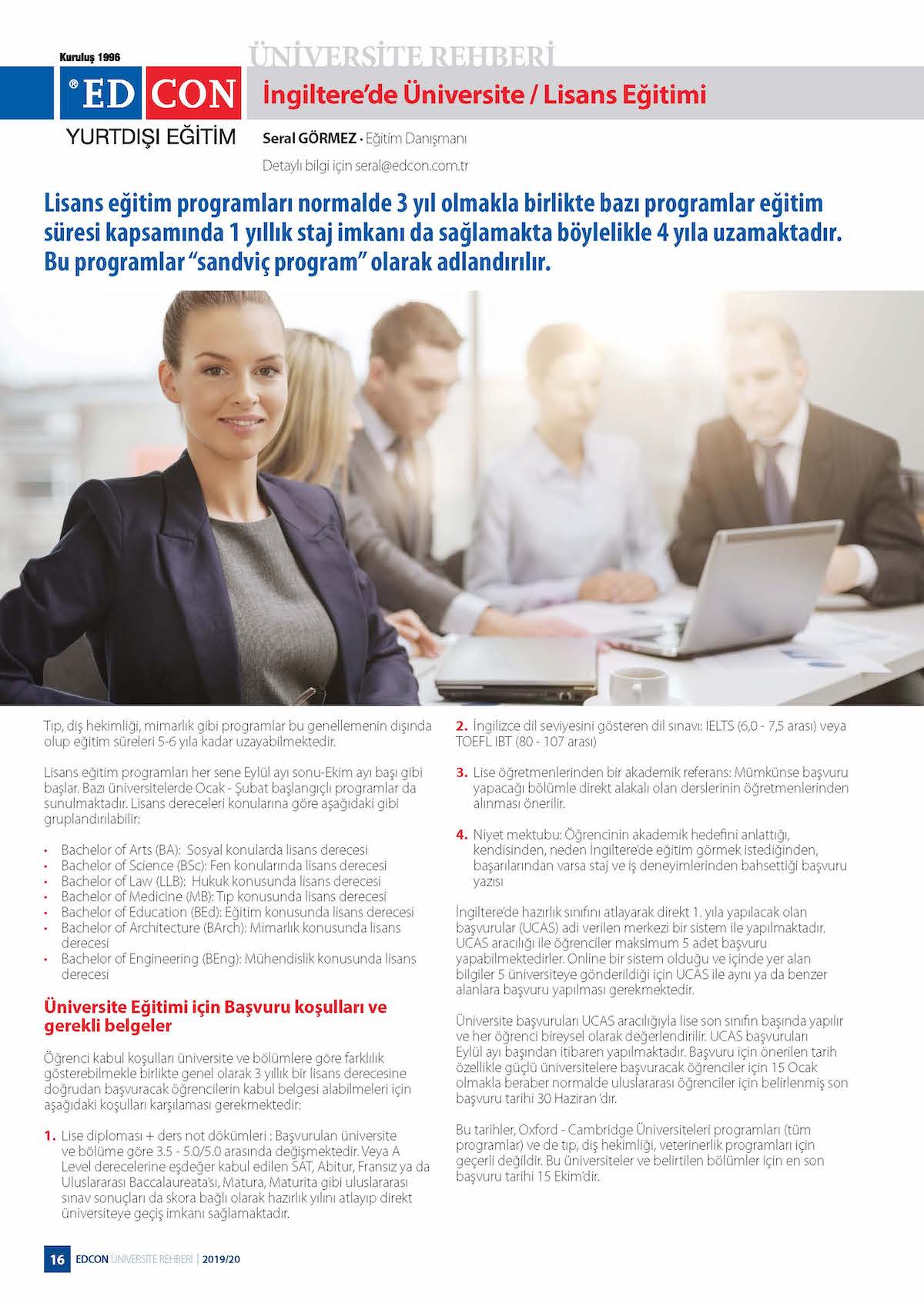 2019/20 eğitim rehberi, sayfa 16